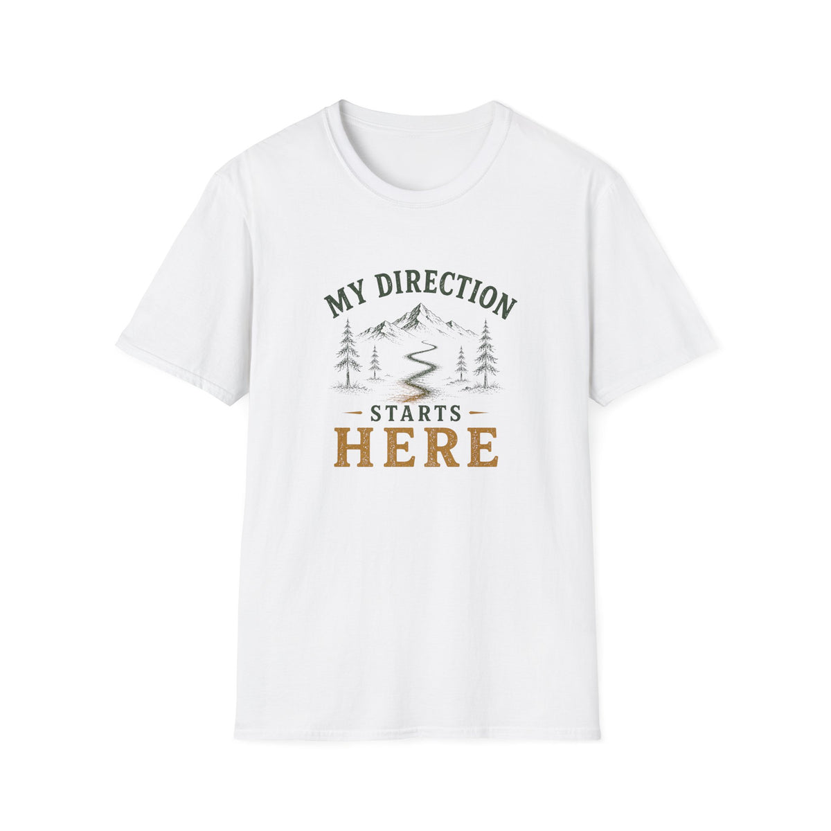 My Direction Starts Here. T‑Shirt