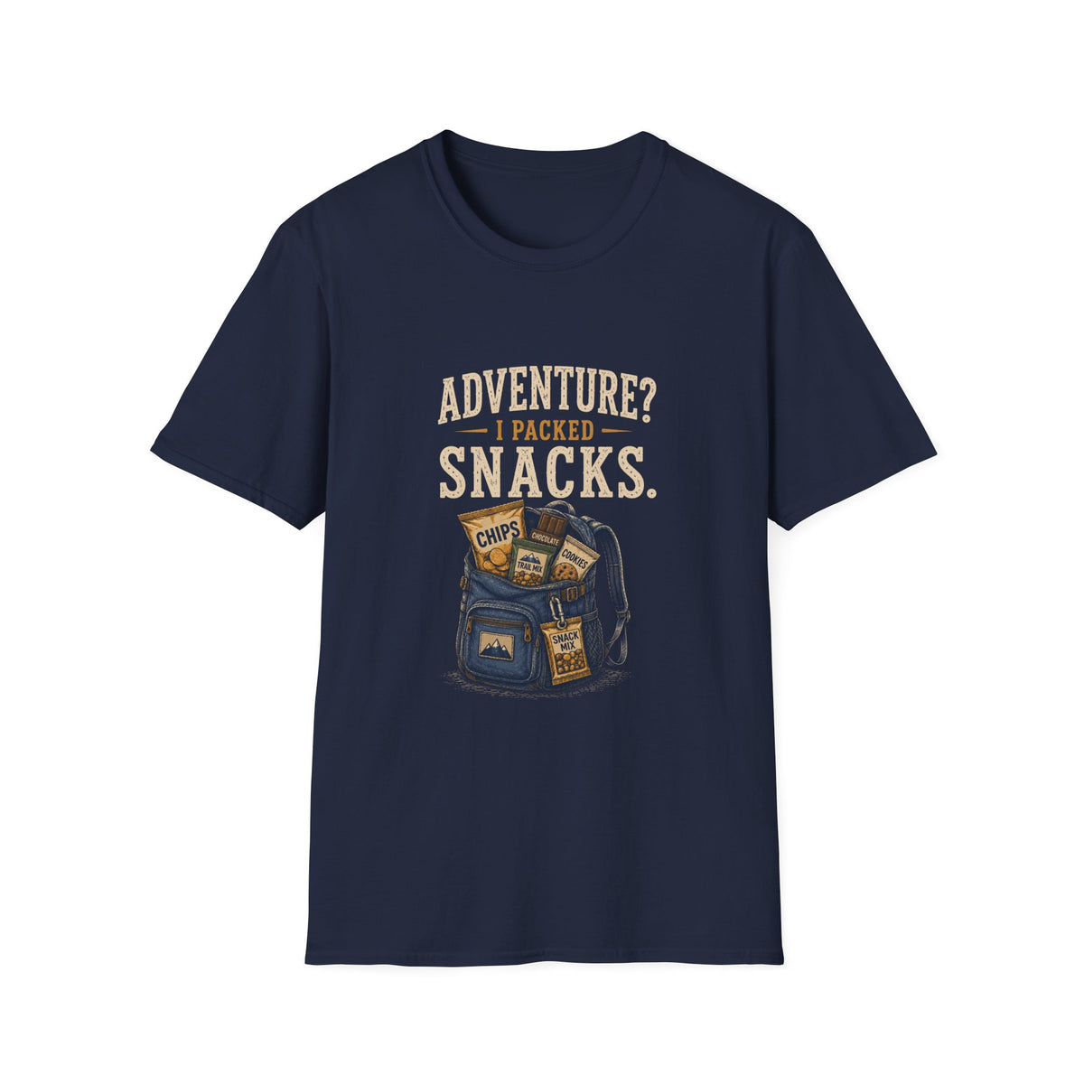 Adventure? I Packed Snacks. T‑Shirt