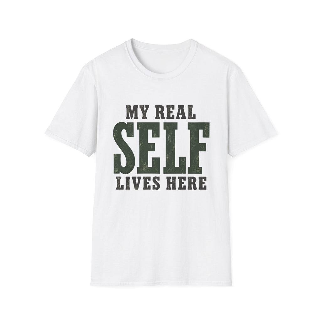 My Real Self Lives Here. T-Shirt