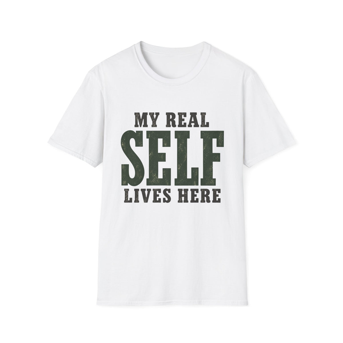 My Real Self Lives Here. T-Shirt