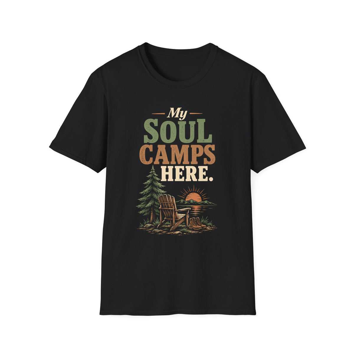 My Soul Camps Here. T-Shirt