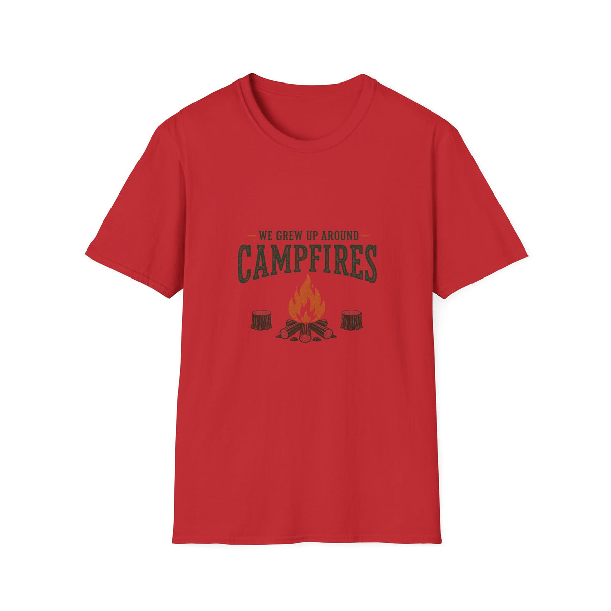 We Grew Up Around Campfires T-Shirt