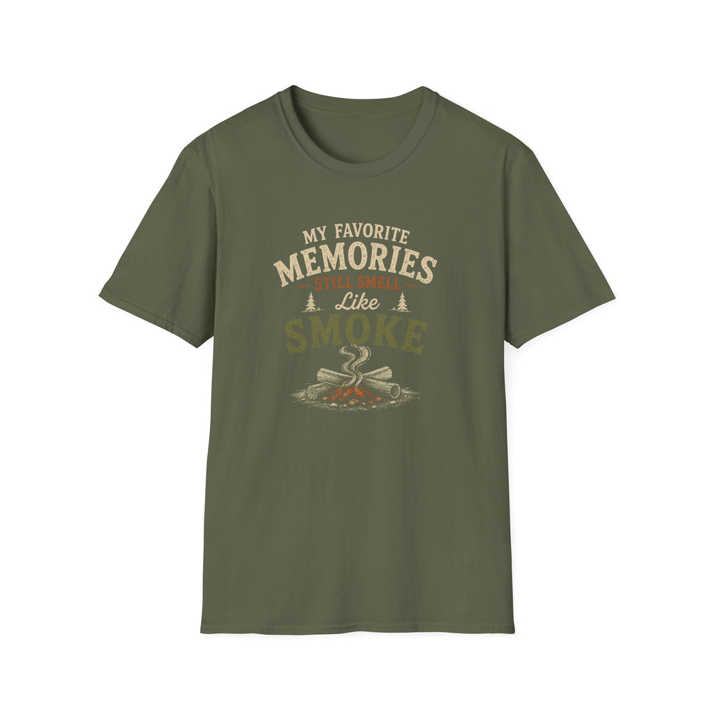 My Favorite Memories Still Smell Like Smoke. T‑Shirt