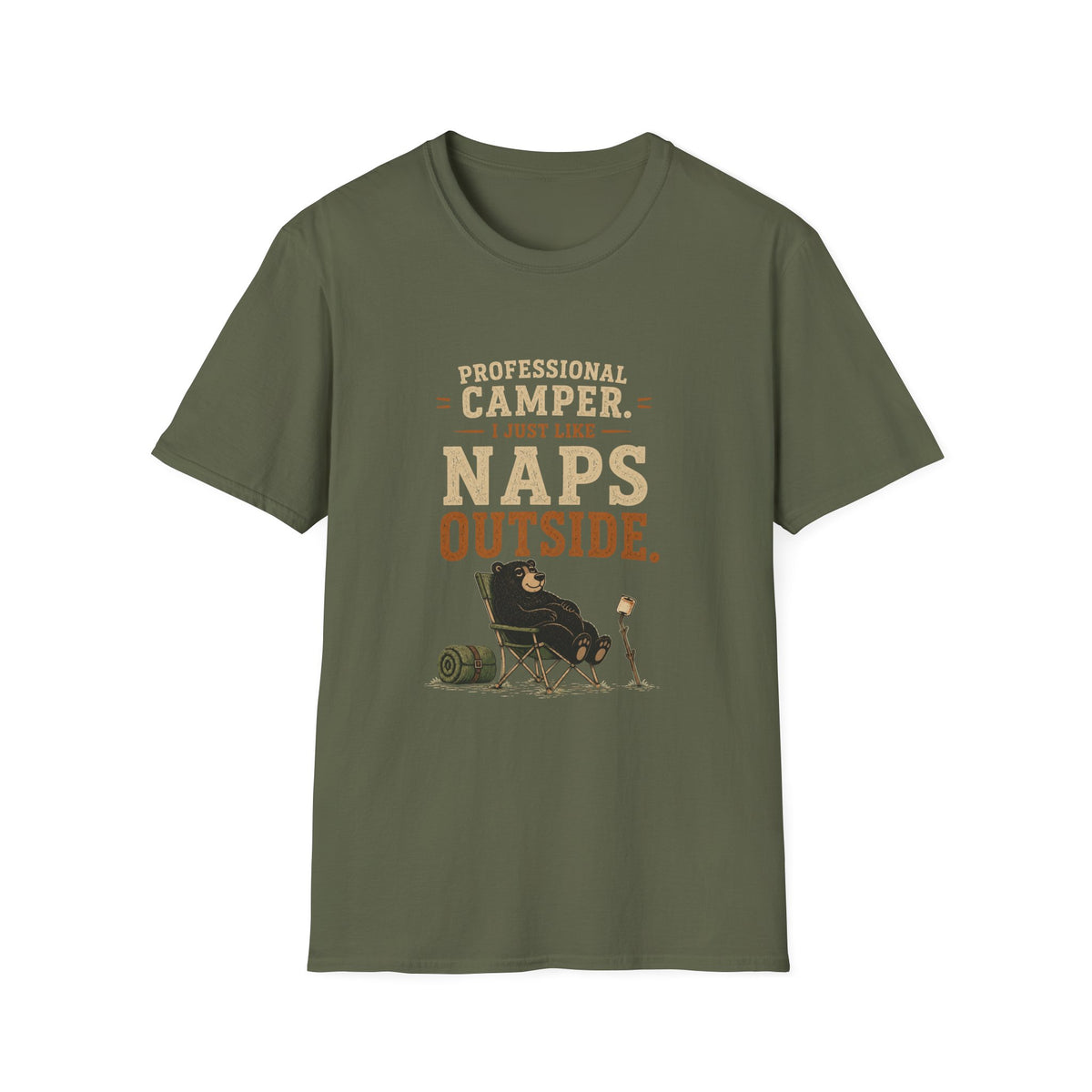 Professional Camper. I Just Like Naps Outside. T‑Shirt
