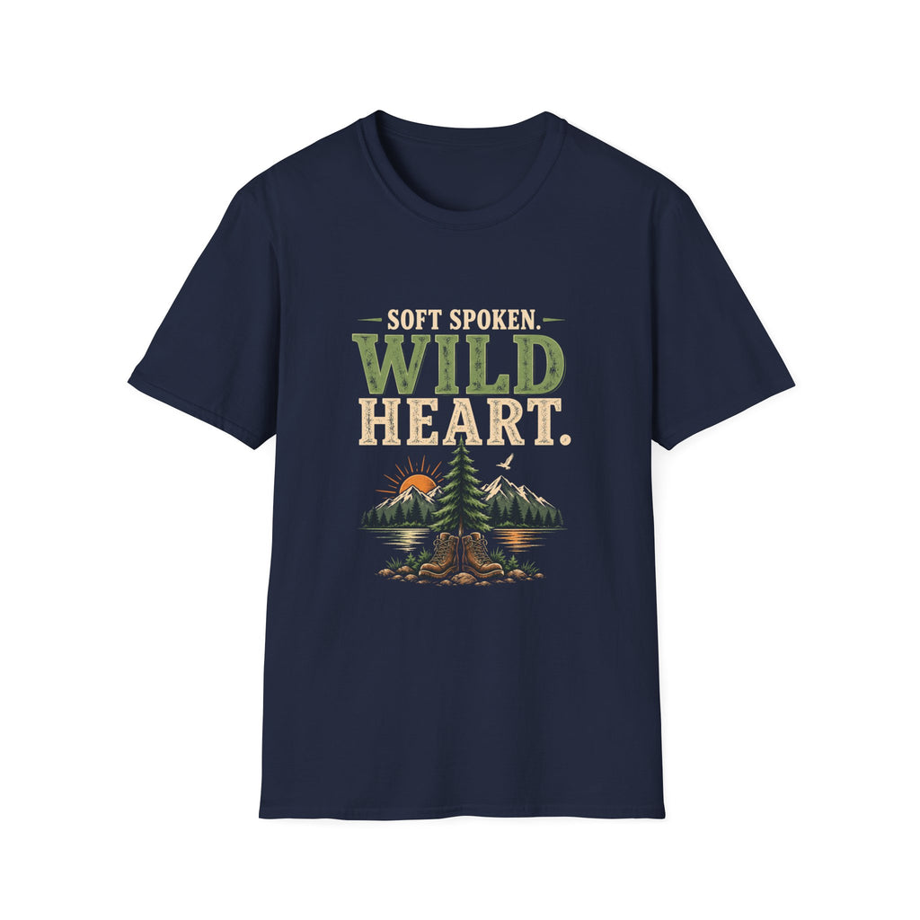 Soft Spoken. Wild Heart. T‑Shirt