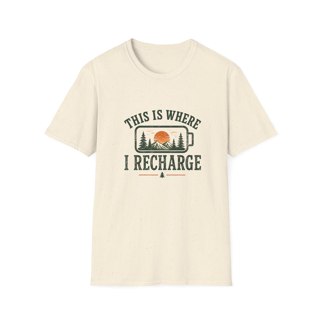 This Is Where I Recharge T‑Shirt