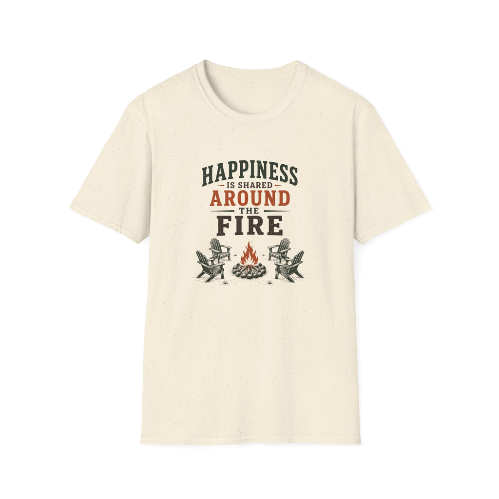 Happiness Is Shared Around The Fire T‑Shirt