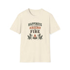 Happiness Is Shared Around The Fire T‑Shirt