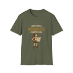 Confidently Underqualified Camper Girl. T‑Shirt
