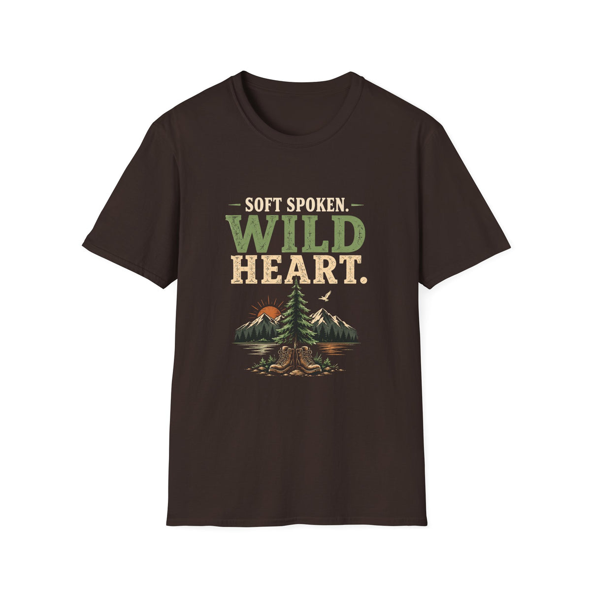 Soft Spoken. Wild Heart. T‑Shirt