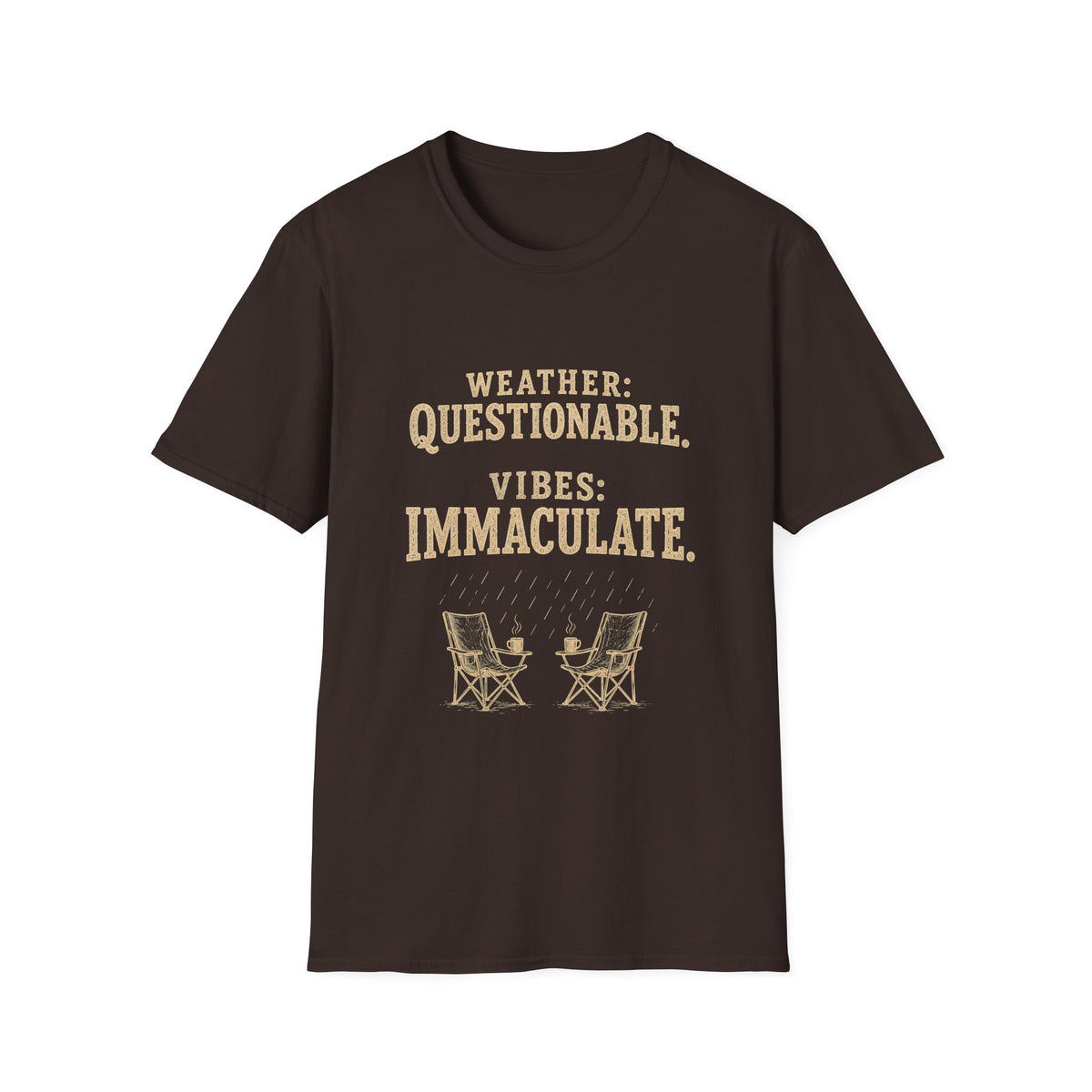 Weather: Questionable. Vibes: Immaculate. T‑Shirt