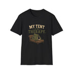 My Tent Is My Therapy. T‑Shirt