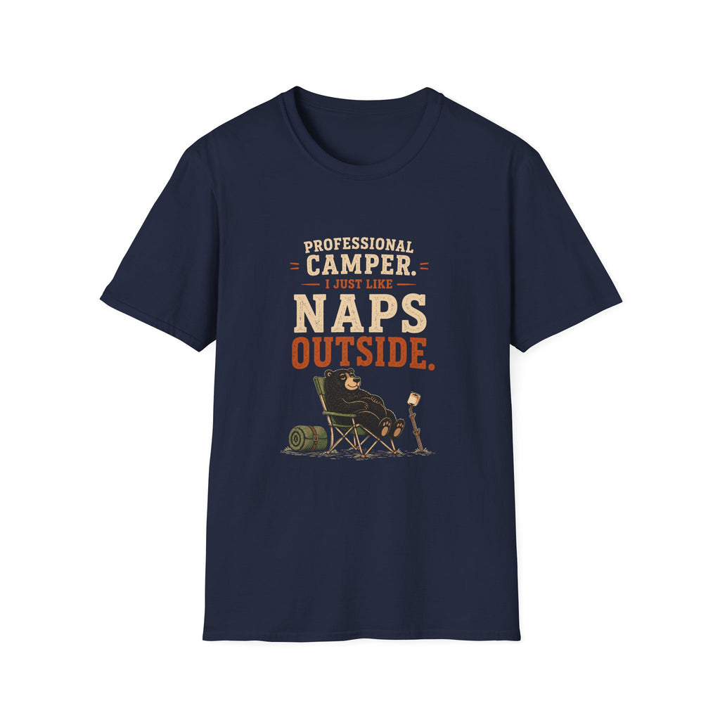 Professional Camper. I Just Like Naps Outside. T‑Shirt