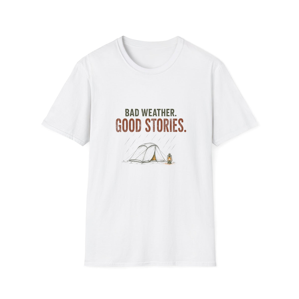 Bad Weather. Good Stories. T‑Shirt