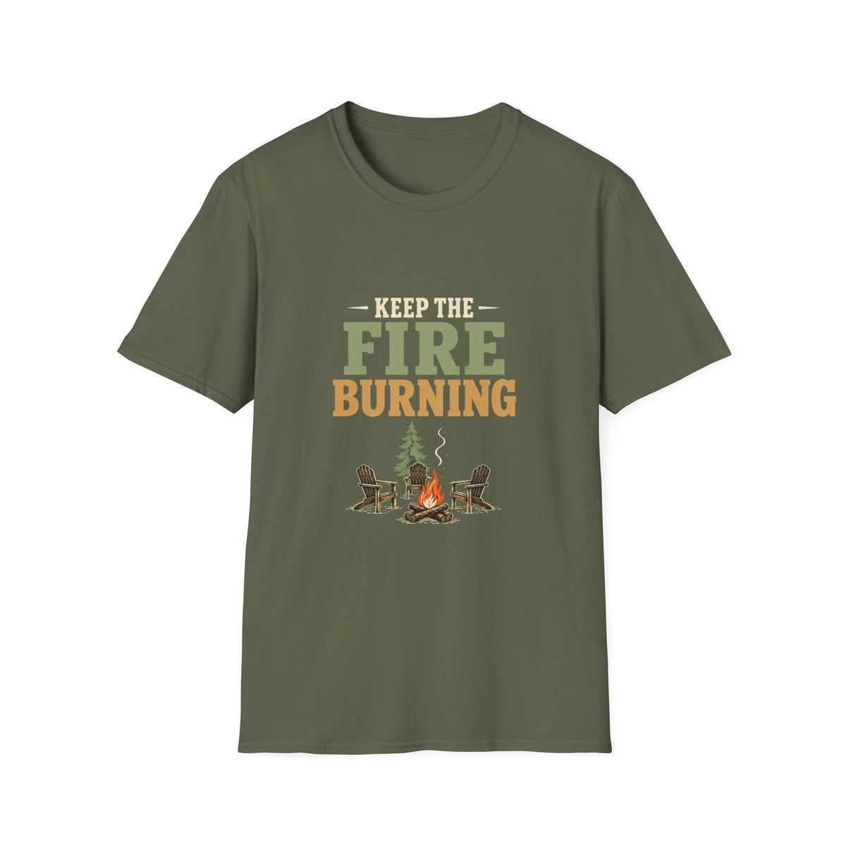 Keep The Fire Burning. T-Shirt