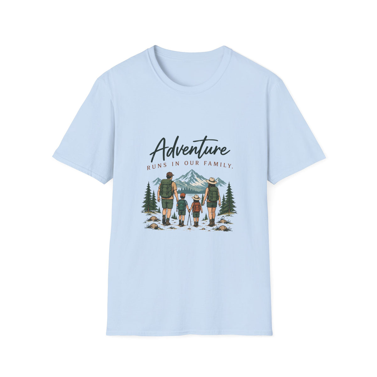 Adventure Runs In Our Family. T-Shirt