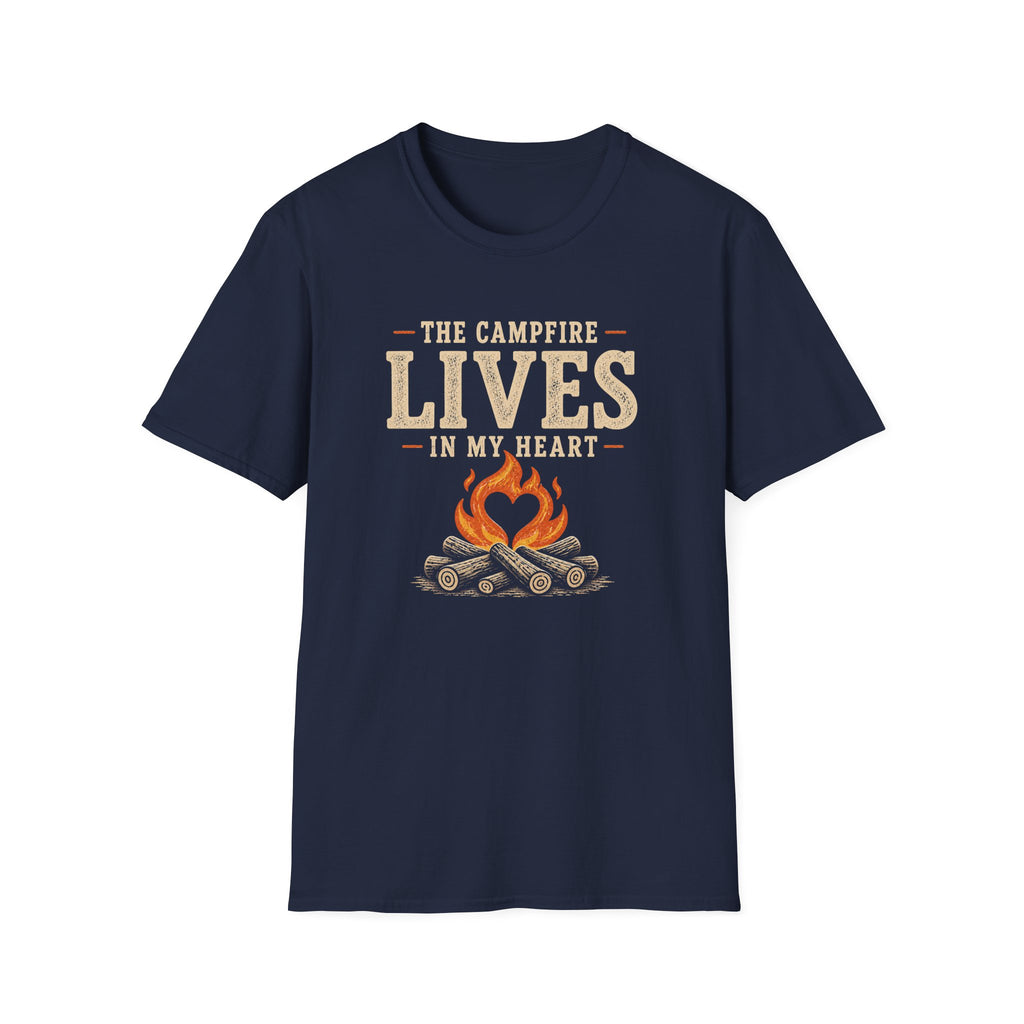 The Campfire Lives In My Heart T‑Shirt