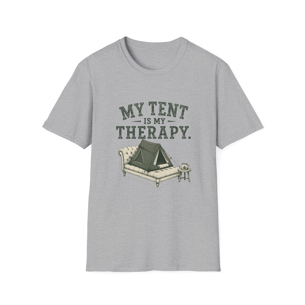 My Tent Is My Therapy. T‑Shirt