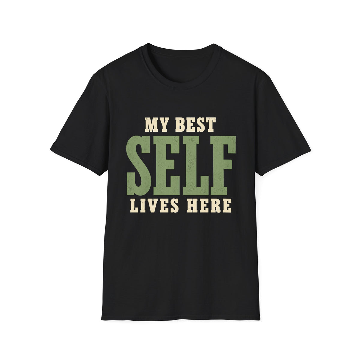 My Best Self Lives Here. T-Shirt