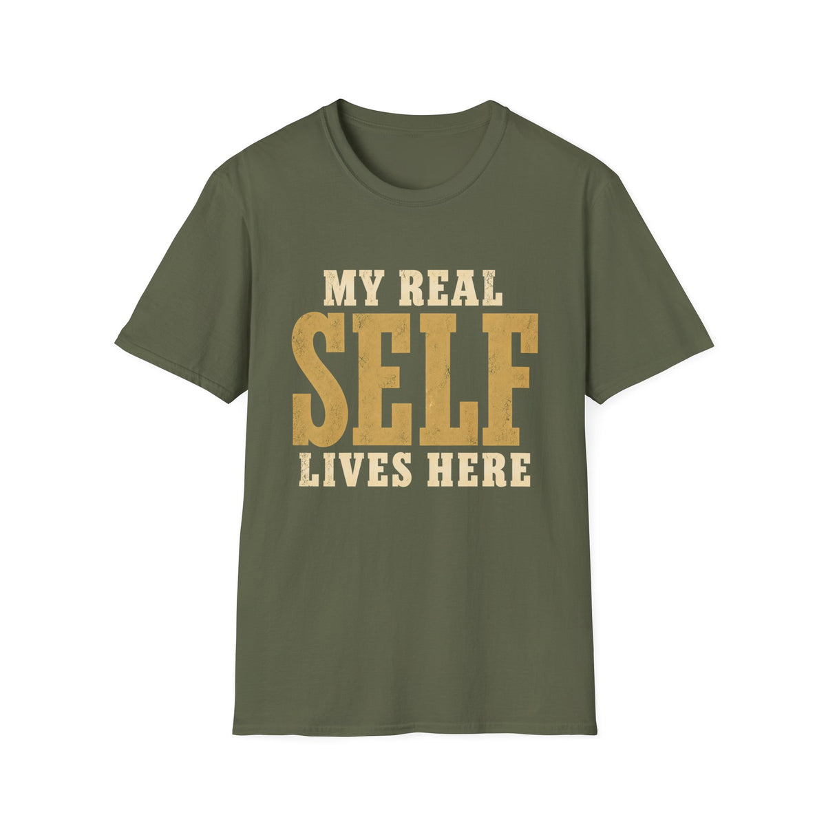 My Real Self Lives Here. T-Shirt