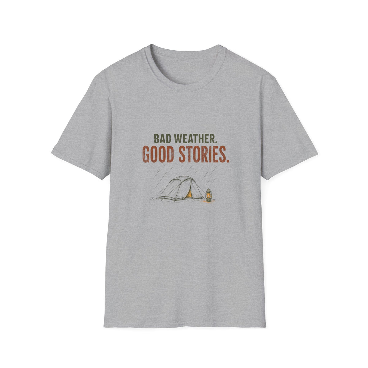 Bad Weather. Good Stories. T‑Shirt