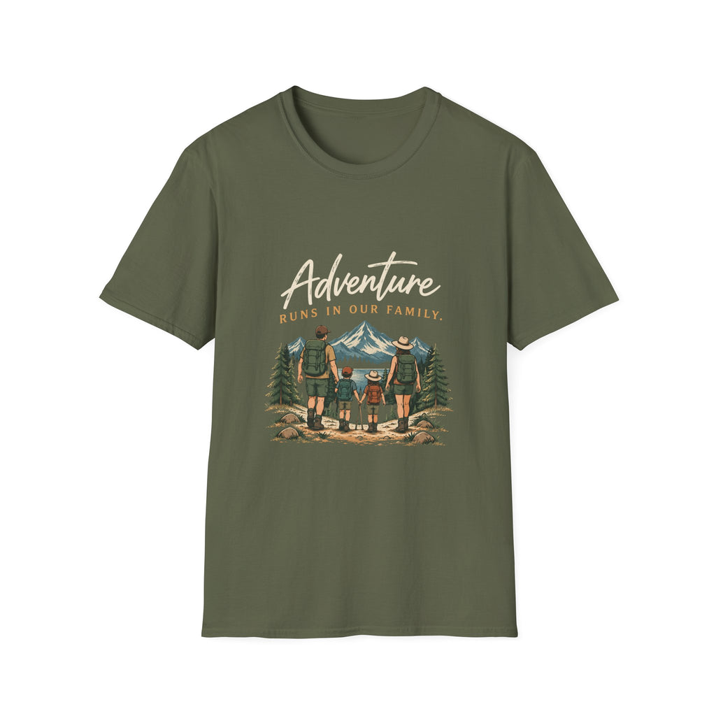 Adventure Runs In Our Family. T-Shirt