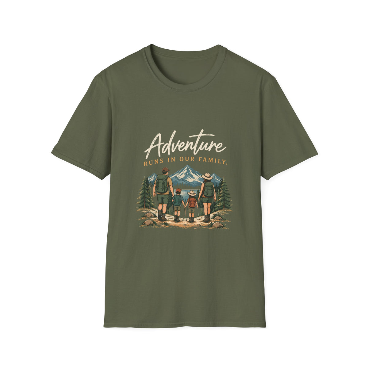 Adventure Runs In Our Family. T-Shirt