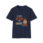 If Lost...Return Me to the Campfire. T‑Shirt