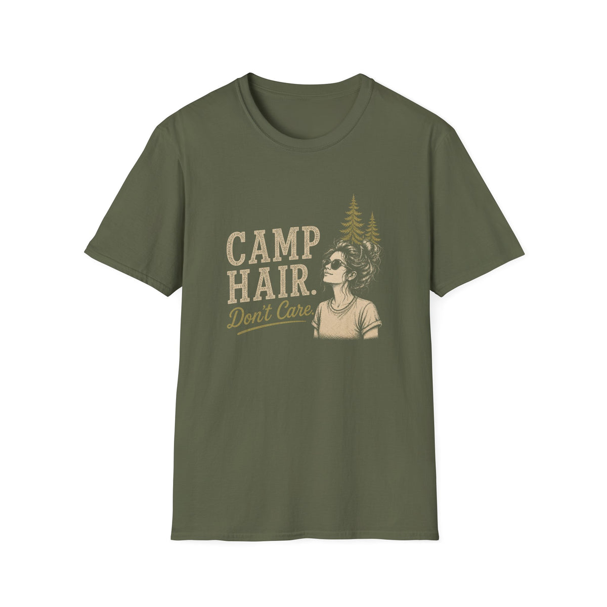 Camp Hair. Don't Care. T‑Shirt