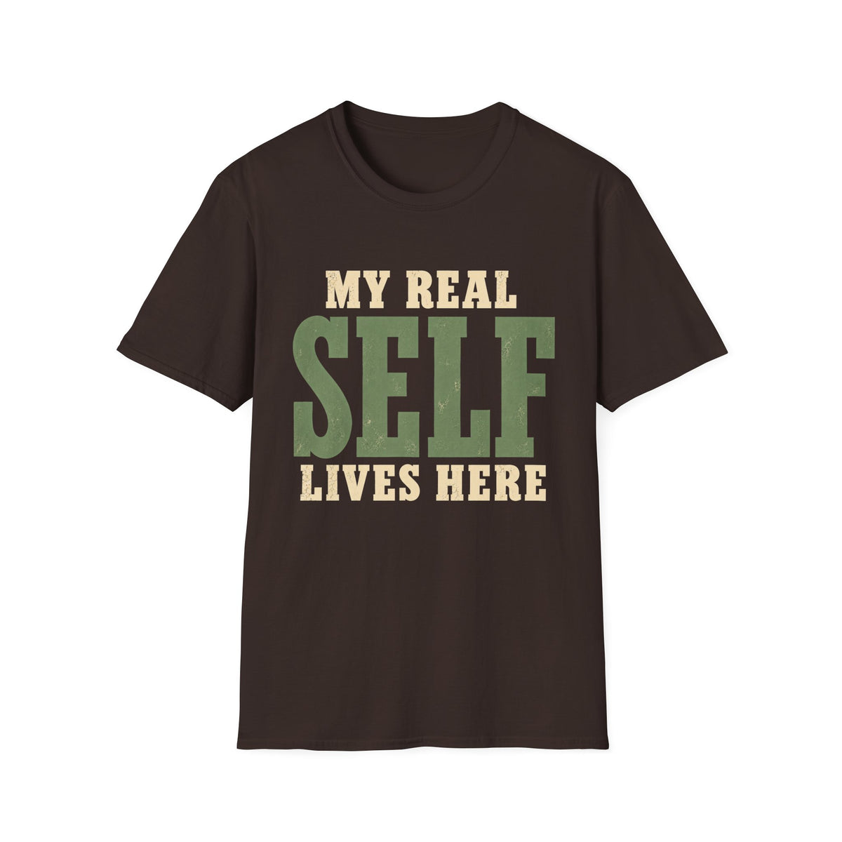 My Real Self Lives Here. T-Shirt
