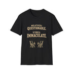 Weather: Questionable. Vibes: Immaculate. T‑Shirt