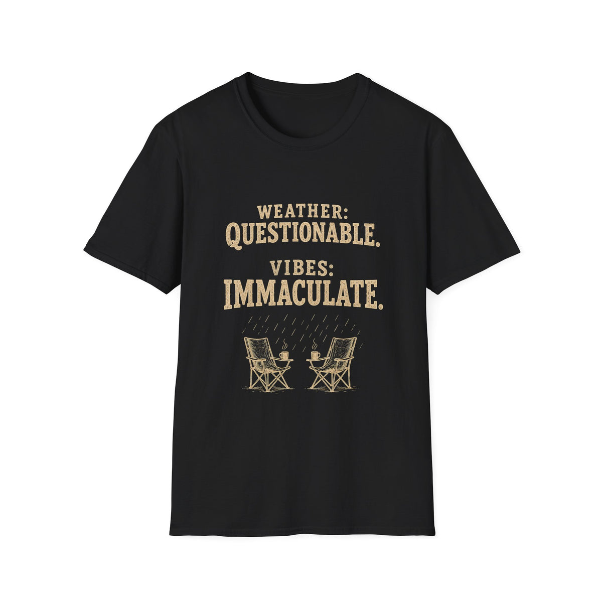 Weather: Questionable. Vibes: Immaculate. T‑Shirt