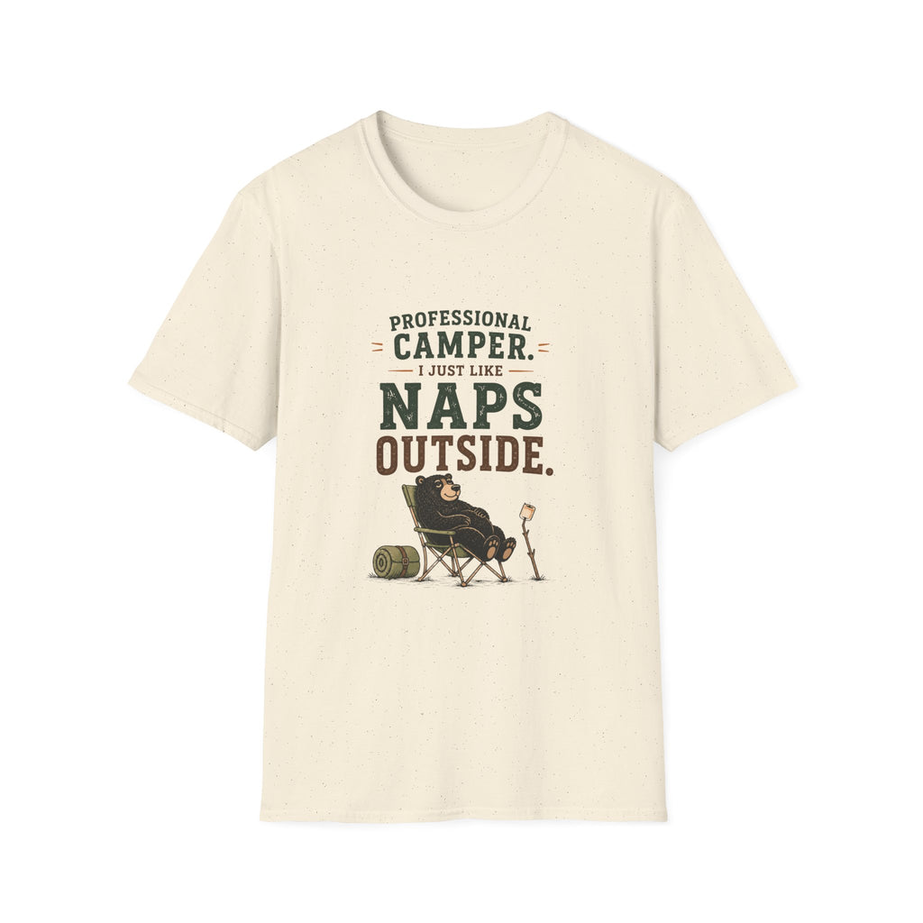 Professional Camper. I Just Like Naps Outside. T‑Shirt