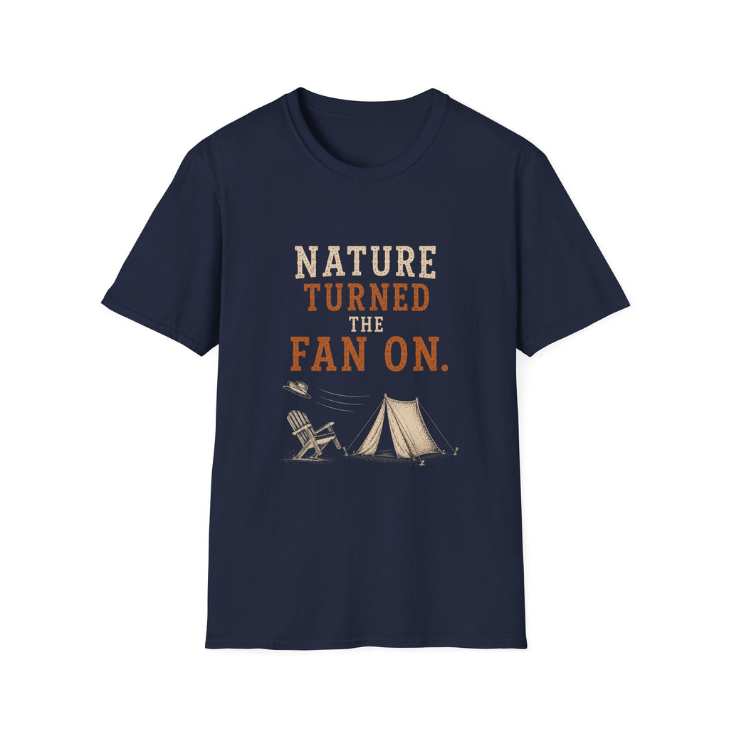 Nature Turned The Fan On. T‑Shirt