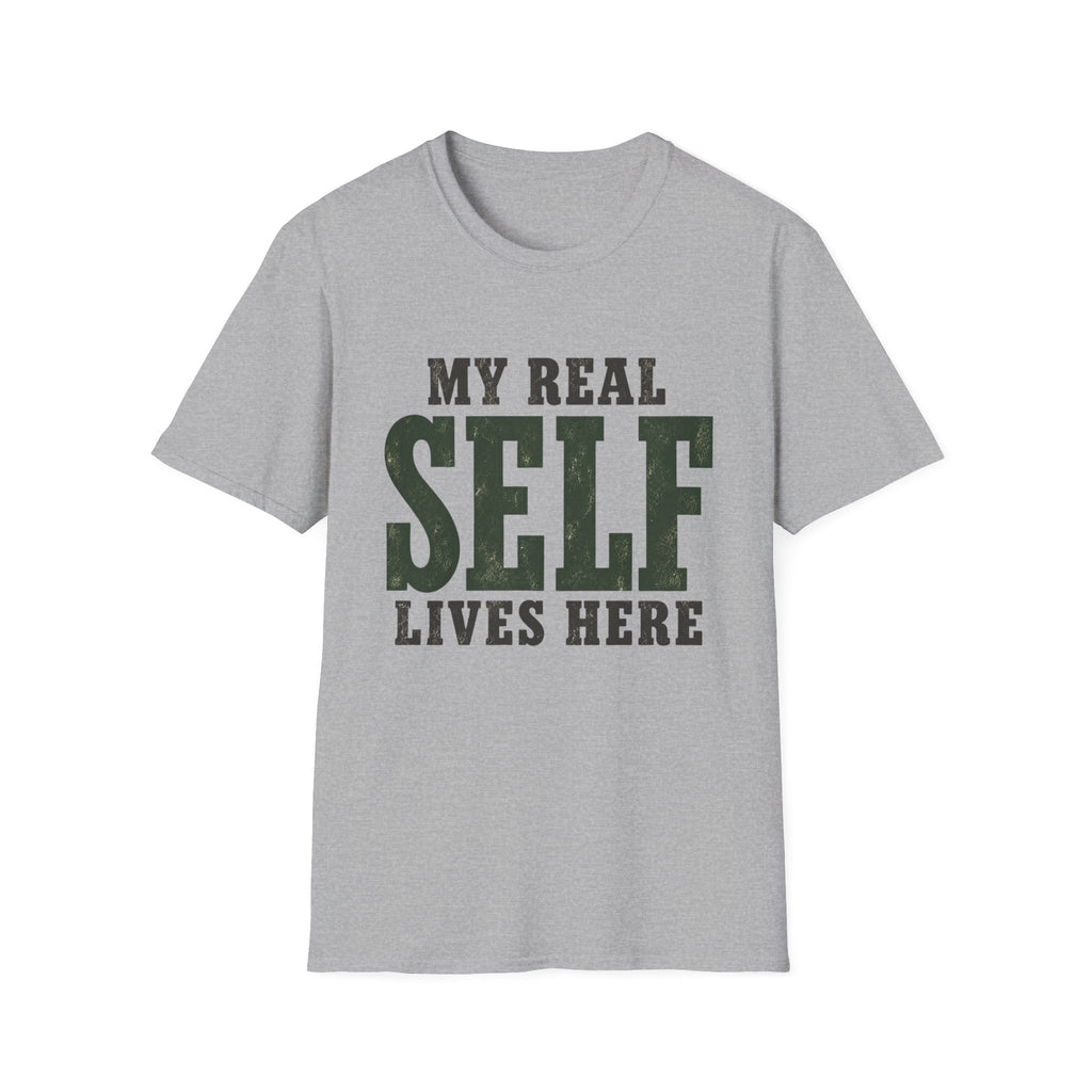 My Real Self Lives Here. T-Shirt