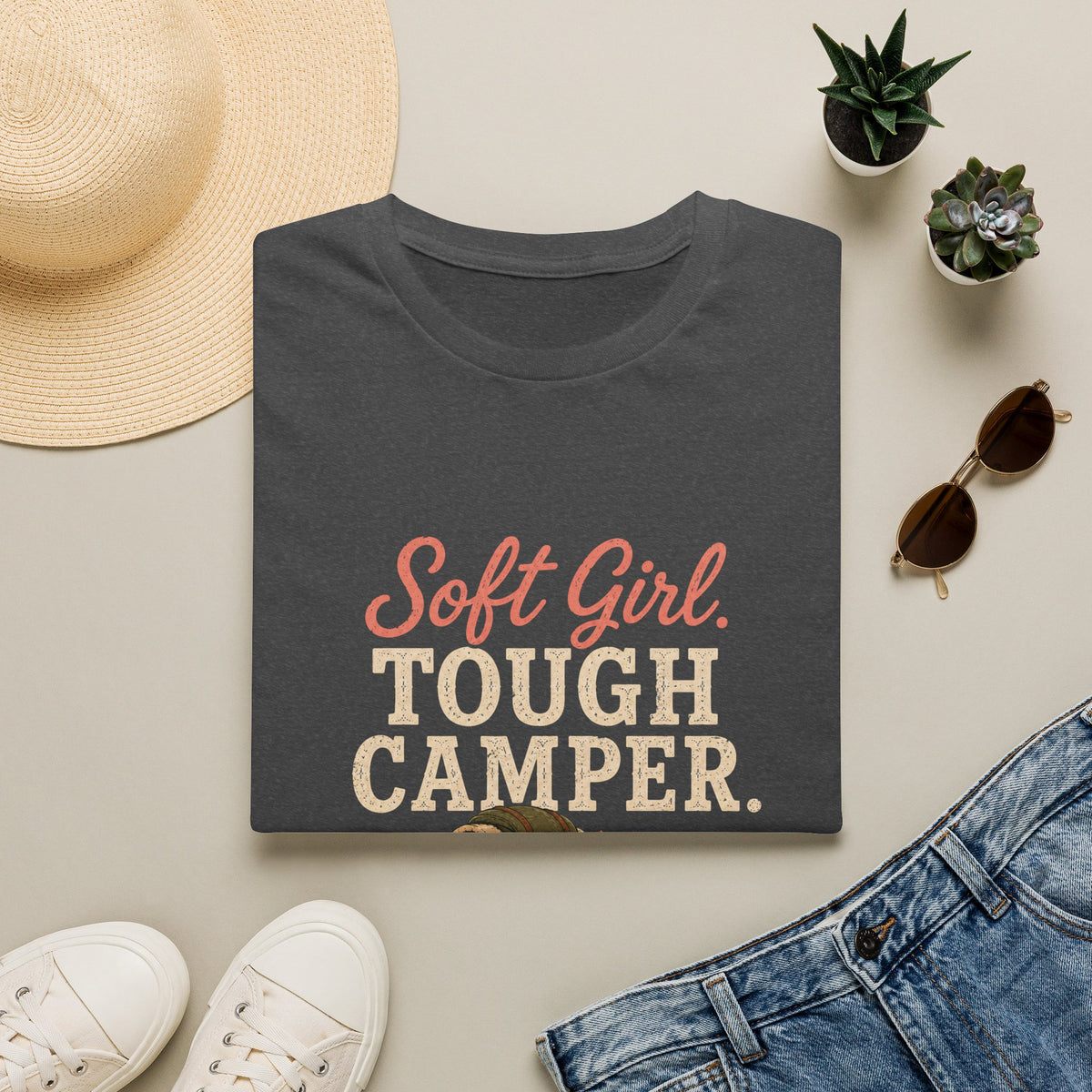Soft Girl, Tough Camper T-Shirt