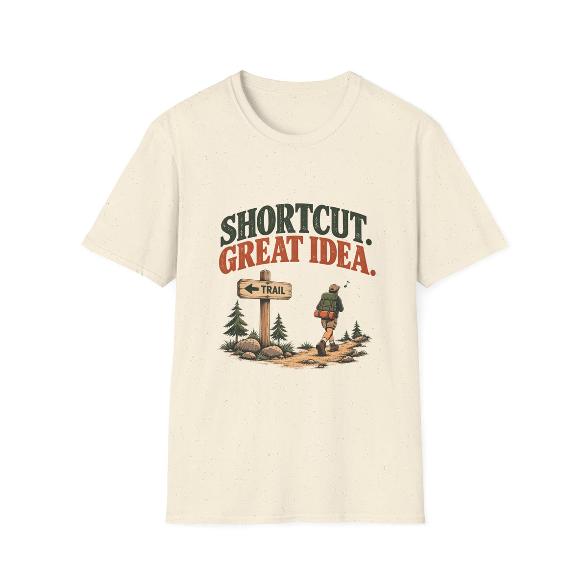 Shortcut. Great Idea. T-shirt