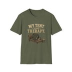 My Tent Is My Therapy. T‑Shirt