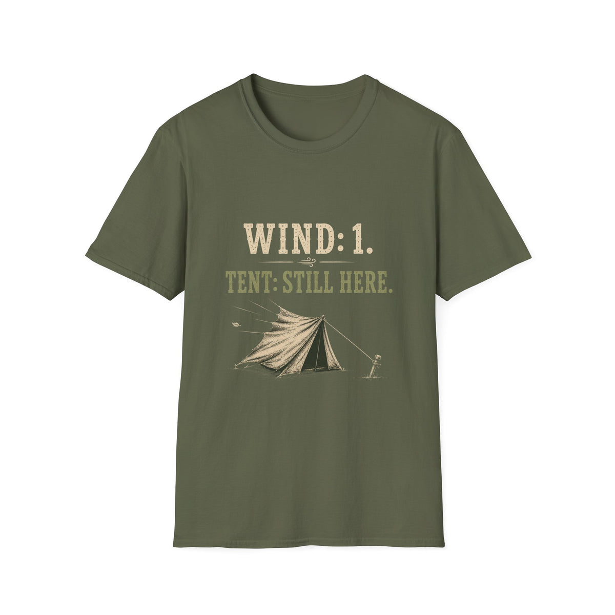 Wind: 1. Tent: Still Here. T‑Shirt