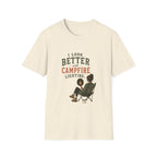 I Look Better With Campfire Lighting. T‑Shirt