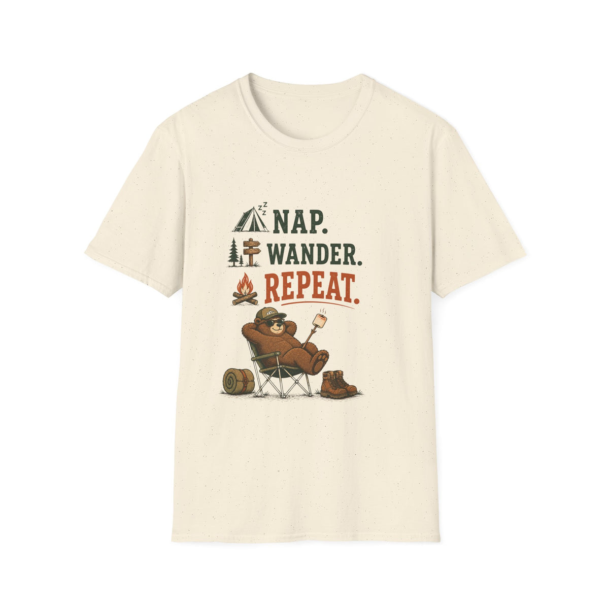 Nap. Wander. Repeat. T-Shirt