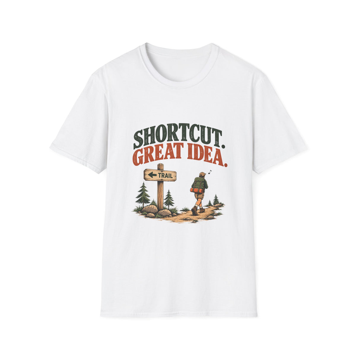 Shortcut. Great Idea. T-shirt