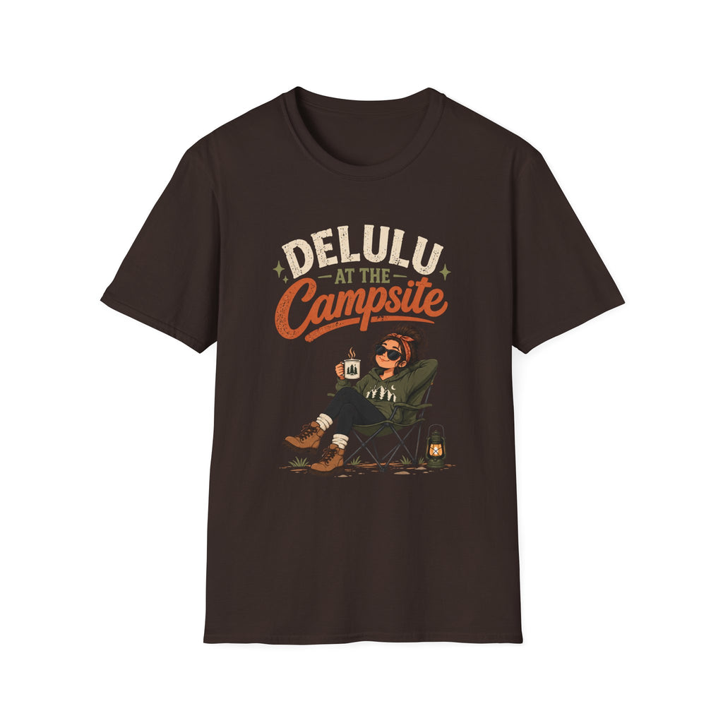 Delulu At The Campsite. T-shirt