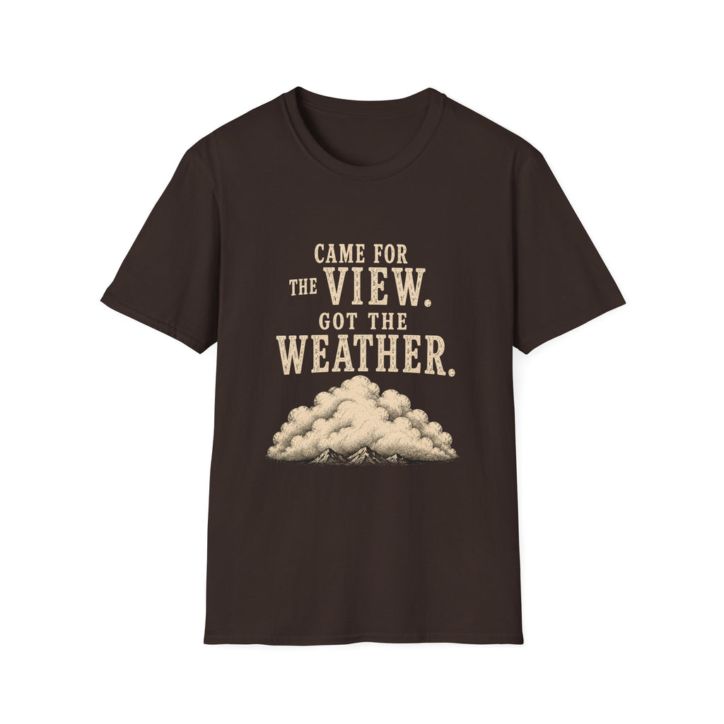Came For The View. Got The Weather. T‑Shirt