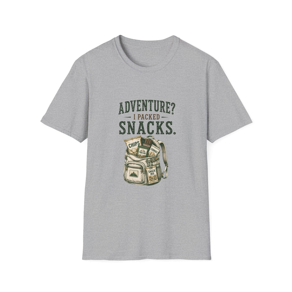 Adventure? I Packed Snacks. T‑Shirt