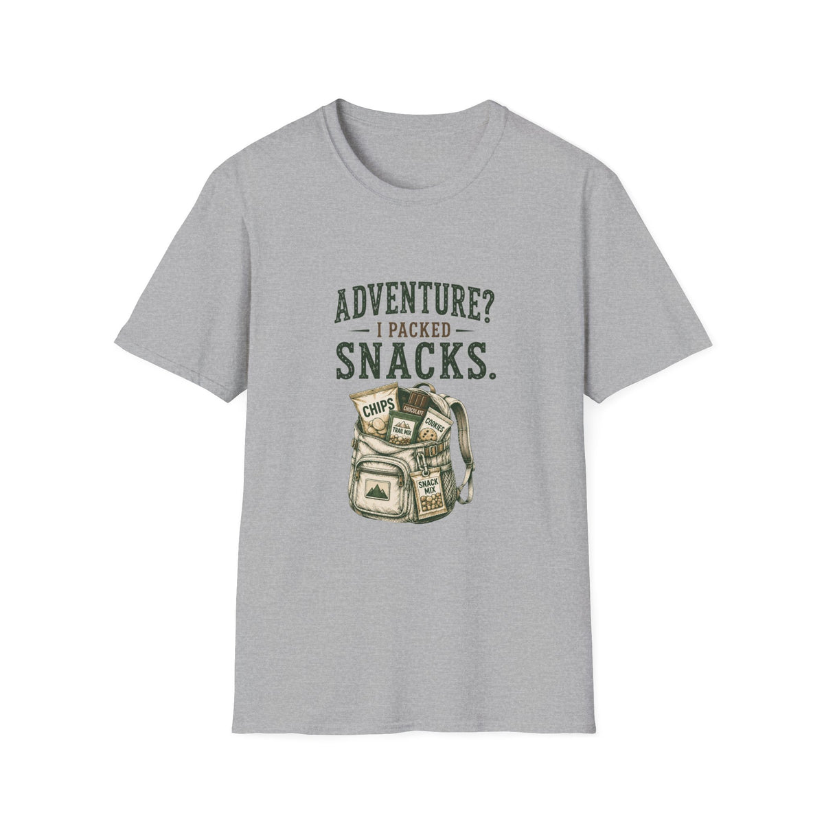Adventure? I Packed Snacks. T‑Shirt