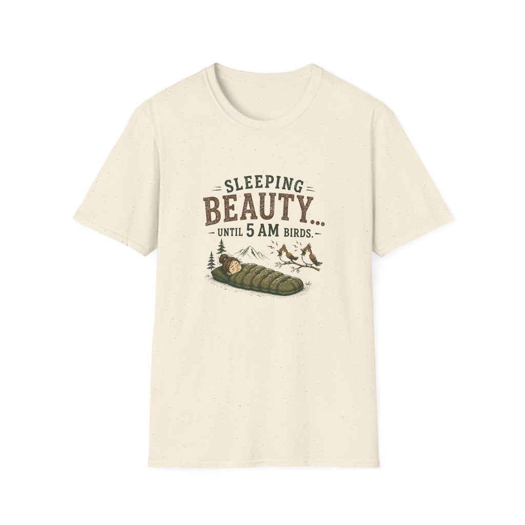 Sleeping Beauty Until 5AM Birds. T‑Shirt