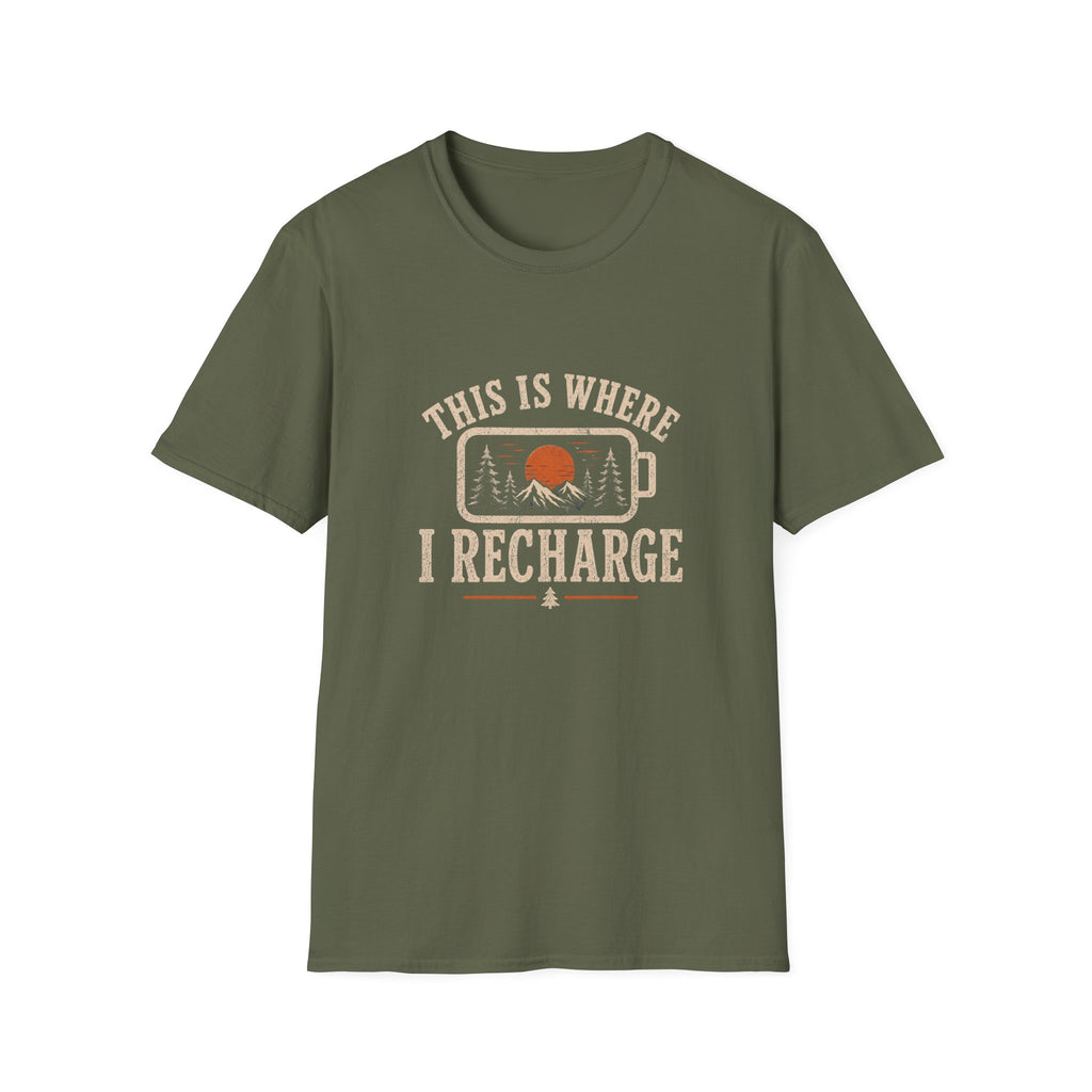 This Is Where I Recharge T‑Shirt