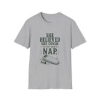 She Believed She Could. So She Took A Nap. T‑Shirt