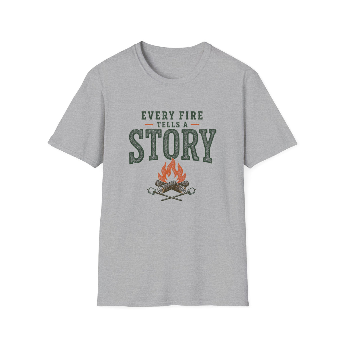 Every Fire Tells A Story. T‑Shirt